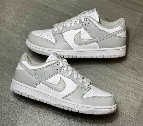 grey and white dunks women